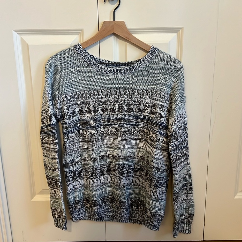 Multi-colored Knitted Sweater